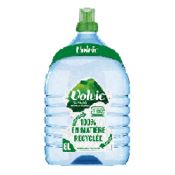 Volvic 8L 100% plastique recyclé